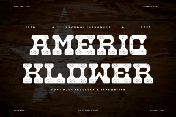 Americ Klower: A Bold Serif Font for Editorial Design
