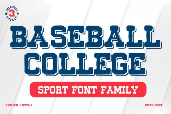 Baseball College Font for Professional Branding
