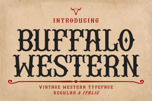 Buffalo Western: A Bold Font for Your Brand's Story