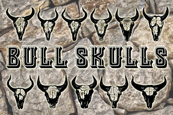 Bull Skulls Font for Bold Web Design