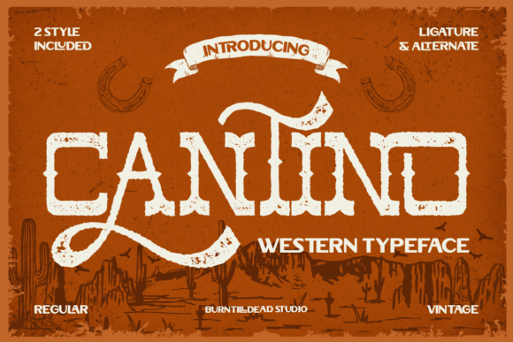 Cantino: A Bold Western-Style Font for Your Brand