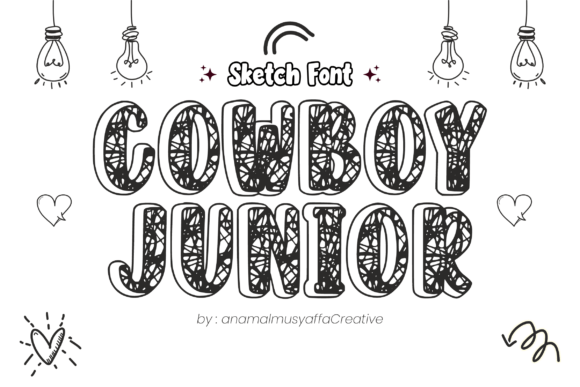 Cowboyjunior Regular: A Playful Font for Bold Campaigns