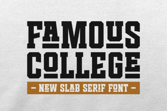 Famous College Font for Web Design Projects