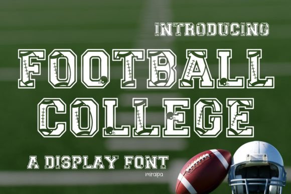 Football College Font for Business Branding