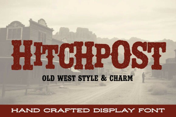 Hitchpost Slab Serif Font for Bold Web Design