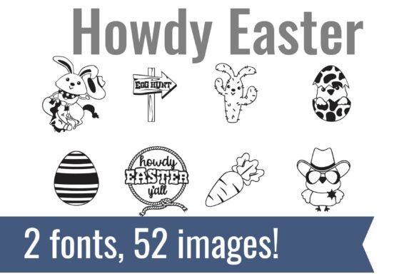 Howdy Dingbats: A Playful Font for Bold Visuals