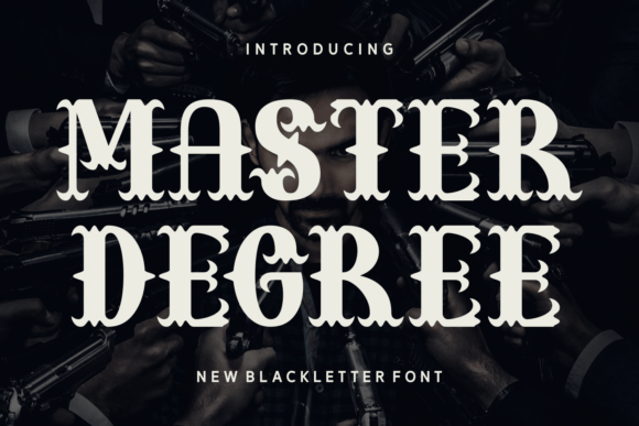 Master Degree Font for Bold Web Design