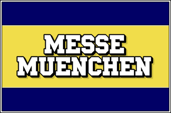 Messe Muenchen Font for Handmade Creations
