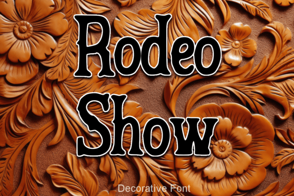 Rodeo Show Font for Web Design Projects
