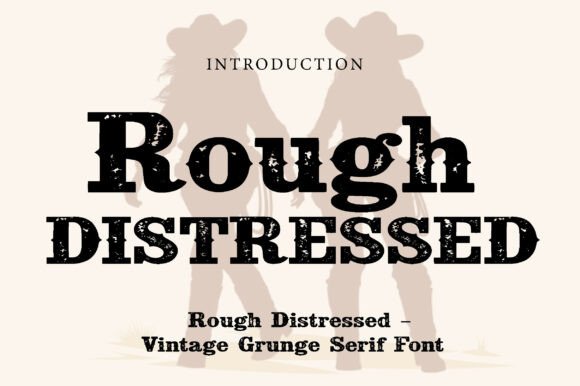 Rough Distressed Serif Font for Bold Branding