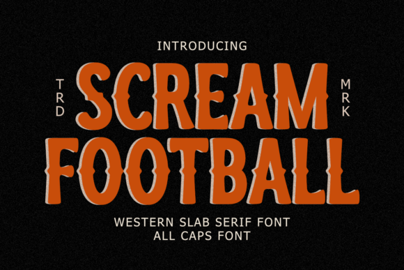 Scream Football Font Review