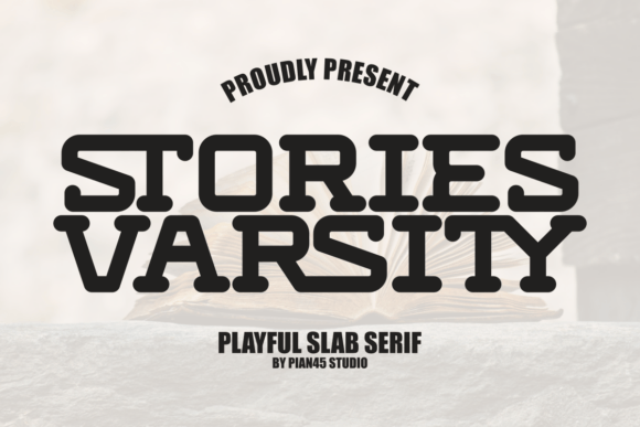 Stories Varsity: A Vintage-Inspired Font for Creative Makers