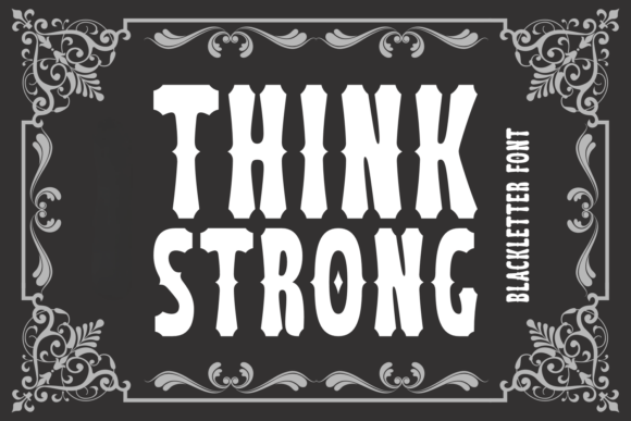 Think Strong: A Bold Font for Business Branding