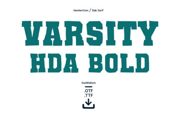 Varsity Hda Bold: A Serif Font That Elevates Branding