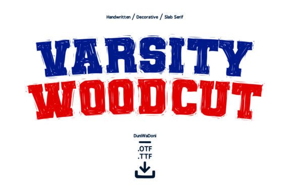 Varsity Woodcut for Branding: A Font That Feels Like Home