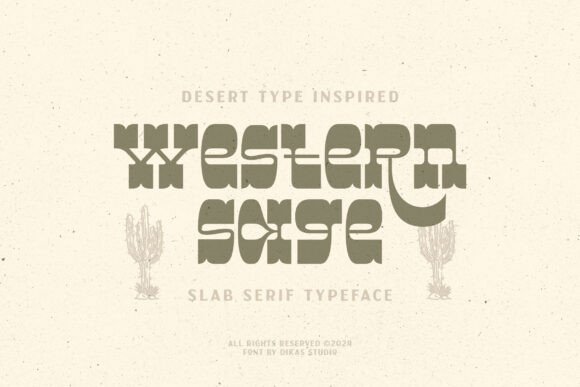 Western Sage: A Bold Slab Serif for Digital Branding