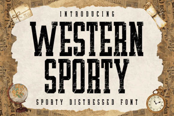 Western Sporty: A Versatile Slab Serif Font for Modern Branding
